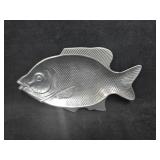 Silver Tone Fish Platter