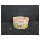 Vtg "London Chic Mod Girl Hat Box