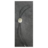 Leather Bolo w/ Sterling Silver Slide
