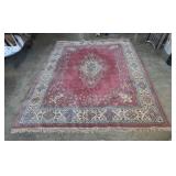 142.5"x107" Persian Rug Tabriz Style a Central