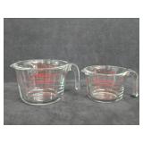 4 Cup & 2 Cup Glass Measuring Cups