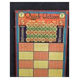 "Quick Action" Punch Board