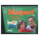 Original Newport 1985 Metal Sign