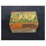 Tin "Crying Chicken" Toy in Original Box