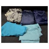 (2) Arm Chair Covers, 36"ï¿½84",  Dark Blue Curtain