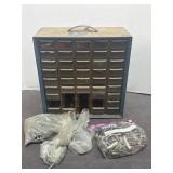 Vintage Akro-Mils Metal Parts Storage Box