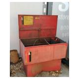 Red Safety Kleen Machine Box