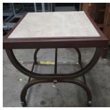 Metal & Tile End Table