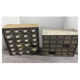 (2) Multi-Drawer Small Parts Organizer Cabinet