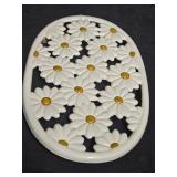 11.5" Daisy Footed Trivet