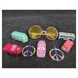 PEACE Sunglasses & Toy Cars
