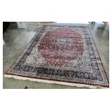 108"x148" Red and Blue Traditional Area Rug and