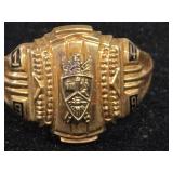 10K 1949 Class Ring 6.6 Grams