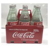 VTG Coca Cola 6-Pack 1 Liter Green Returnable