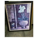 26"ï¿½32" Framed Floral Print