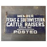 20"x10" Texas & Southwestern Cattle Raisers