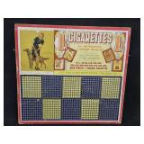 Cigarette Punch Board from the 1940s, a
