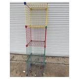 4 Cube Wire Rack Cubby System