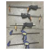 (5) Assorted Bar Clamps