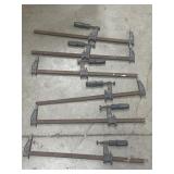 (6) 21.5" Release Steel Bar Clamps