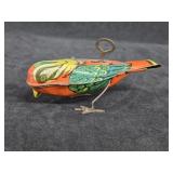 Lindstrom Pecking Bird Windup Tin Toy 1927,