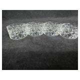 (4) Glass Napkin Holders