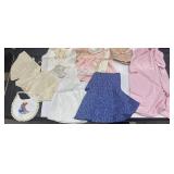 Vintage Baby Clothes, Doll Clothes, Bibs
