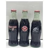 (3) Coca Cola Glass Bottles Texas