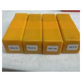 (4) R8 milling collets