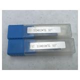 (2) Solid Carbide End Mills.