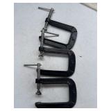 (3) 5" C Clamps