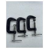 (3) 2" C Clamps