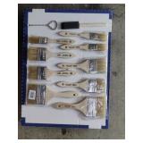 Wooden Handled Saining Brushes. 1", 2" and 3" ,