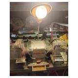 Sears 3/4 HP Bench Grinder w/ work light