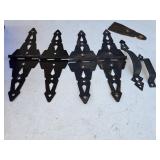 Gate Hinge Hardware Kit Featuring Strap Hinges