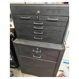 27" 8 Drawer Roller Cabinet Set