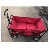 Red Folsing Utility Cart