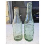 (2) Vtg Soda Bottles
