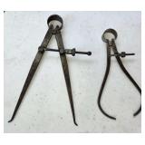 (2) Antique Calibers, (1) Is a Starrett