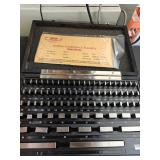 Gage blocks set