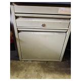 Metal Cabinet & Contents