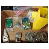 Screws, Pulley wheels, etc