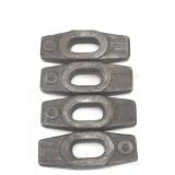 Vintage Vulcan No. 54 Forged Steel Clamp Straps