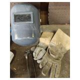 Welding Helmet, Gloves & Flint