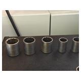 (5) Craftsman 1/4" Drive Sockets SAE