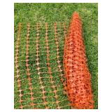 Spool of Orange Garden Plastic Fencing Unknown