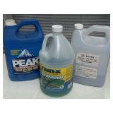 Anti freeze, bug remover & silica gel