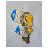 (2) New Everbilt Brass Gas Valves