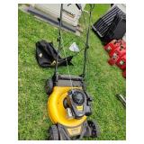DWALTï¿½  Yellow Gas powered Push Mower RWD Comes
