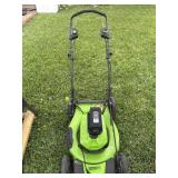 Green Works Elite 21 inch electric lawnmower